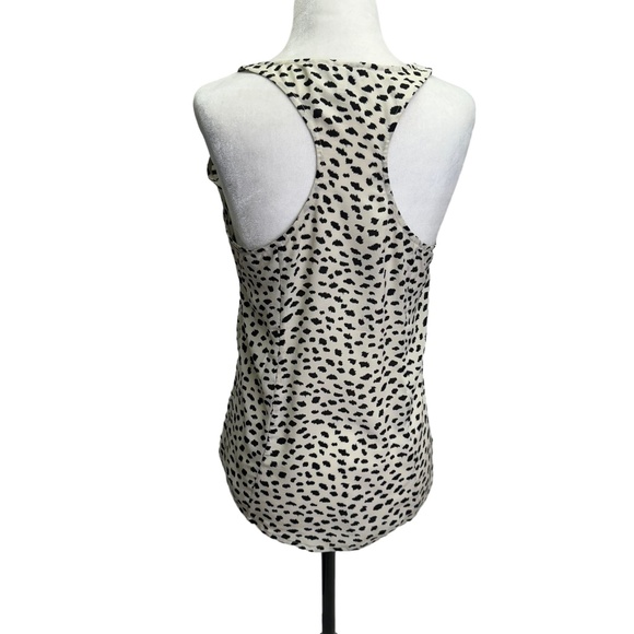 Joie 100% Silk Beige Black Racer Back Camisole Tank Size XS - Picture 6 of 11